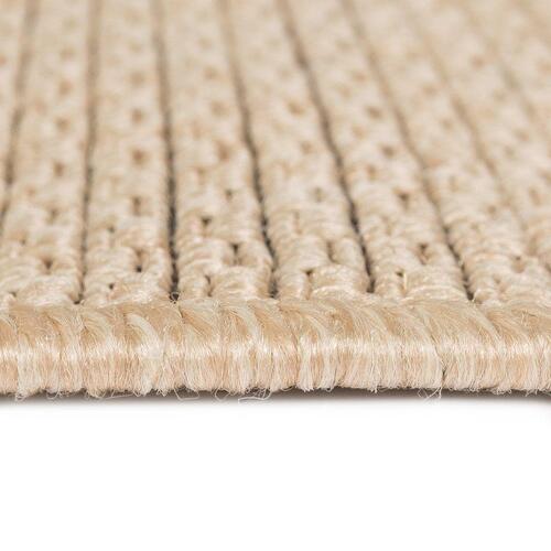 Tæppe sisallook indendørs/udendørs 120 x 170 cm beige