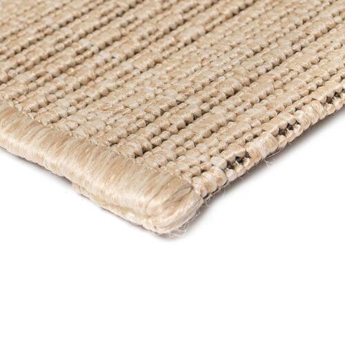 Tæppe sisallook indendørs/udendørs 120 x 170 cm beige