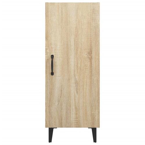Skænk 34,5x34x90 cm konstrueret træ sonoma-eg