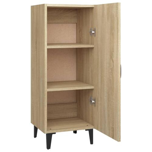 Skænk 34,5x34x90 cm konstrueret træ sonoma-eg