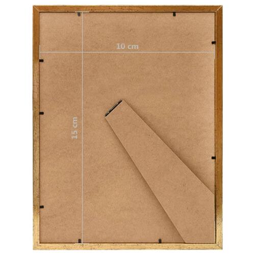 Billedrammer 10 stk. til bord 10x15 cm MDF guldfarvet