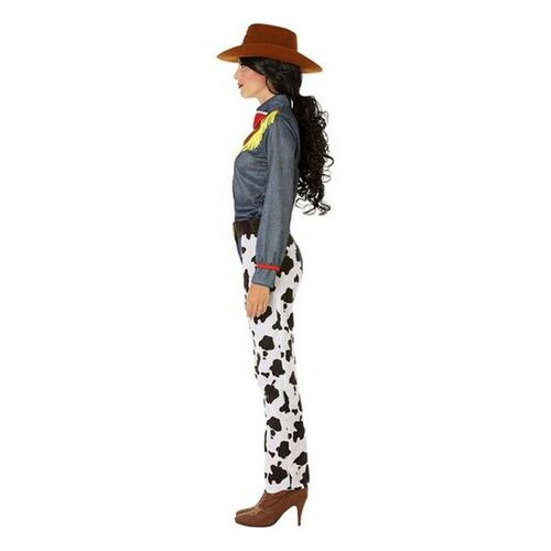 Kostume til voksne 114517 Cowboy kvinde Hvid XL (OUTLET A+)