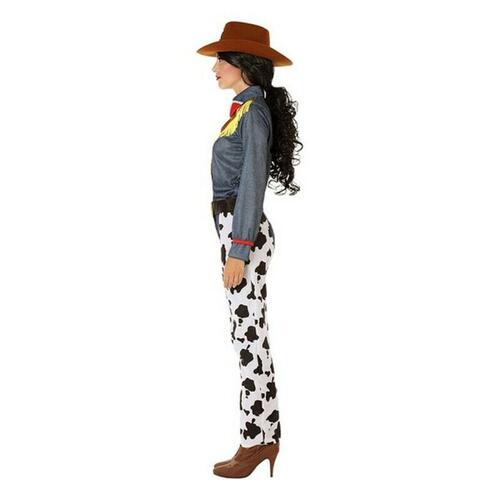 Kostume til voksne 114517 Cowboy kvinde Hvid XL (OUTLET A+)
