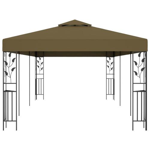 Pavillon 6x3 m 180 g/m² gråbrun