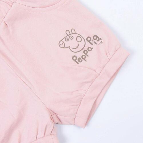 Sæt med tøj Peppa Pig Pink 12 måneder