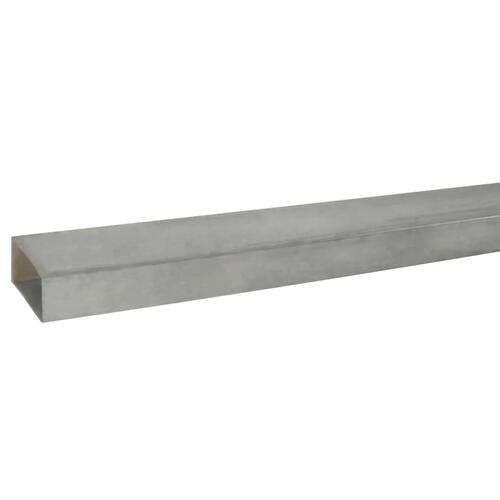Stolper til havehegn 30 stk. 220 cm stål sølvfarvet