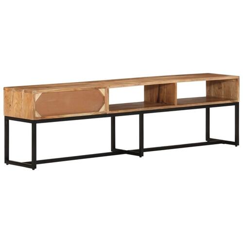 Tv-bord 160x30x45 cm massivt akacietræ