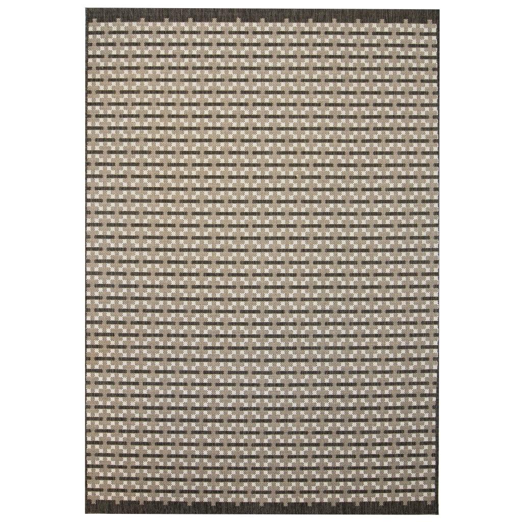 Tæppe sisallook indendørs/udendørs 160 x 230 cm firkanter