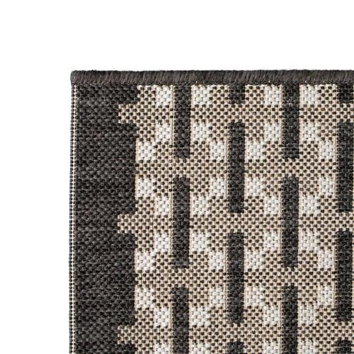 Tæppe sisallook indendørs/udendørs 160 x 230 cm firkanter