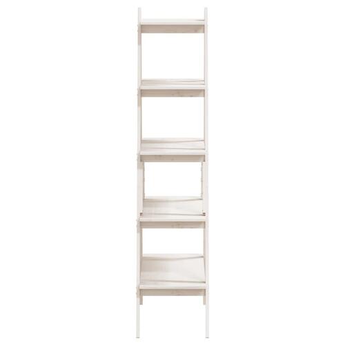 A-formet reol med 5 hylder 110x40x180,5 cm massivt fyrretræ