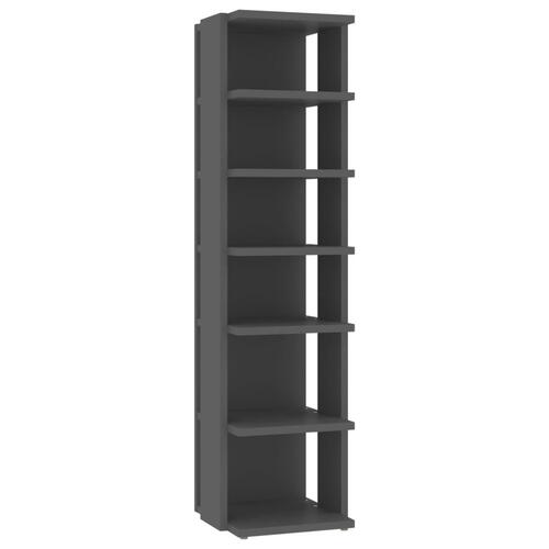 Skoskabe 2 stk. 27,5x27x102 cm sort
