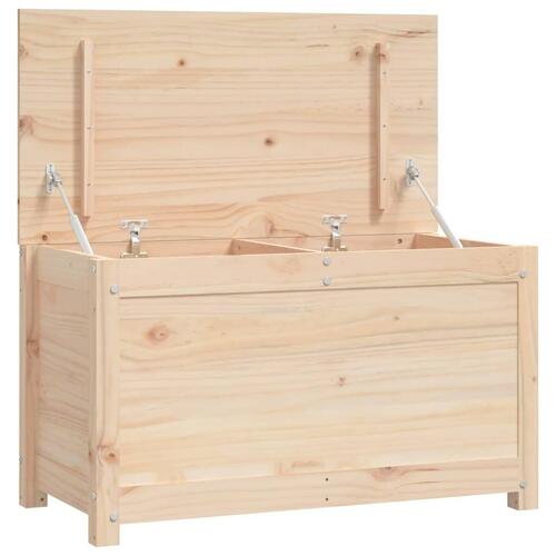 Opbevaringskasse 80x40x45,5 cm massivt fyrretræ