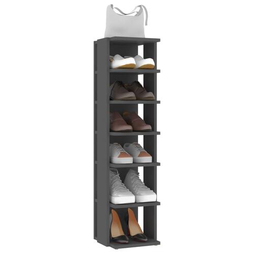 Skoskabe 2 stk. 27,5x27x102 cm sort