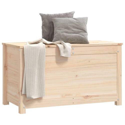 Opbevaringskasse 80x40x45,5 cm massivt fyrretræ