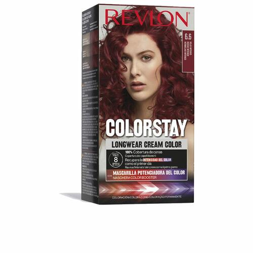 Permanent Farve Revlon Colorstay Nº 6.6 Rød