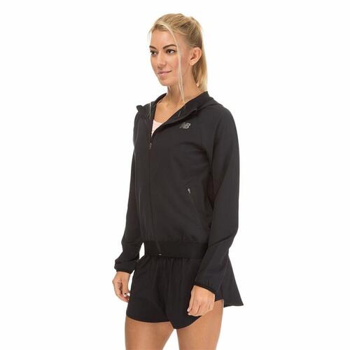Sportsjakke til damer New Balance Sort M