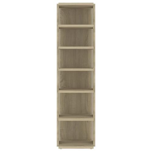 Skoskabe 2 stk. 27,5x27x102 cm sonoma-eg