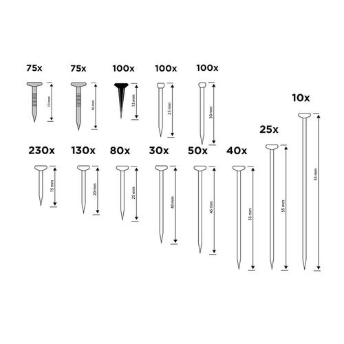 Søm Black & Decker 975 Dele