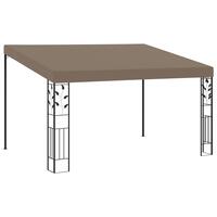 Vægmonteret pavillon 4x3x2,5 m gråbrun