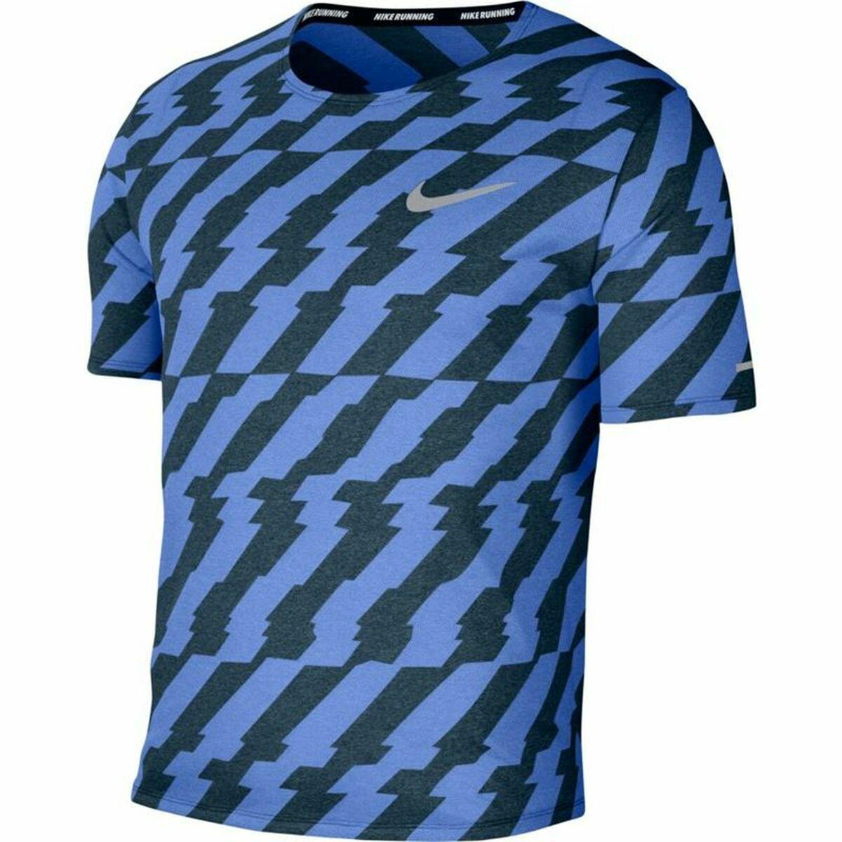 Kortærmet T-shirt til Mænd Nike Dri-Fit Miler Future Fast Blå M