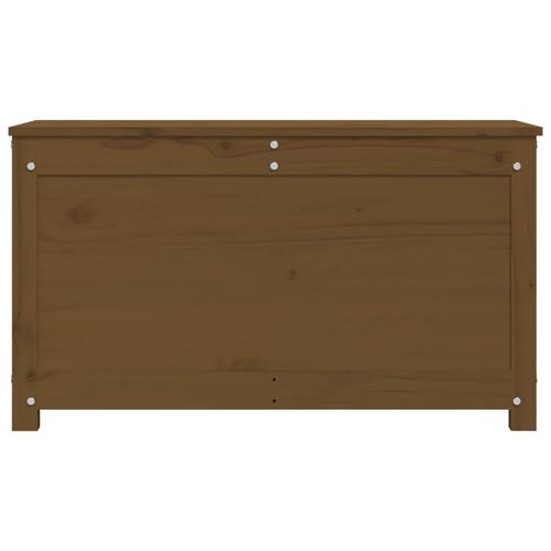 Opbevaringskasse 80x40x45,5 cm massivt fyrretræ gyldenbrun