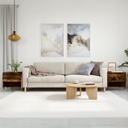 Sofaborde 2 stk. 50x46x50 cm konstrueret træ røget egetræsfarve
