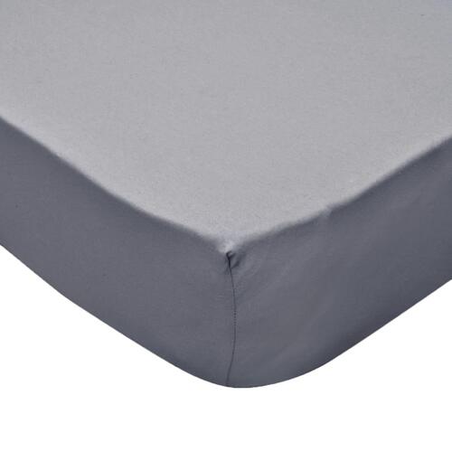Formsyede lagener til vugger 4 stk. bomuldsjersey 60 x 120 cm grå