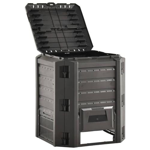 Kompostbeholder 380 l sort