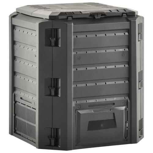Kompostbeholder 380 l sort