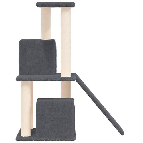 Kradsetræ med sisalstolper 82 cm mørkegrå