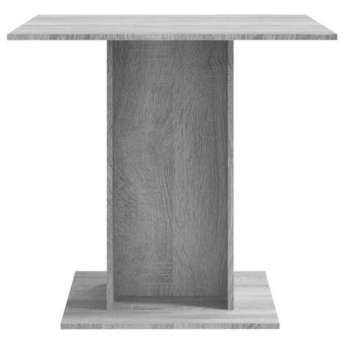Spisebord 80x80x75 cm konstrueret træ grå sonoma-eg