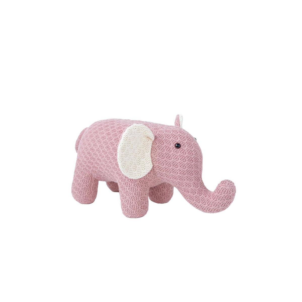 Bamse Crochetts AMIGURUMIS MINI Hvid Elefant 48 x 23 x 26 cm