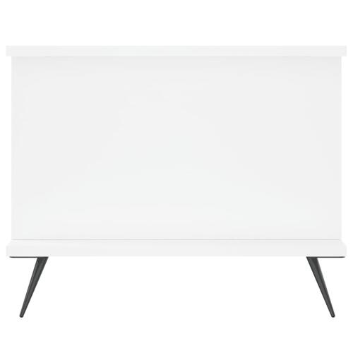 Sofabord 90x50x40 cm konstrueret træ hvid