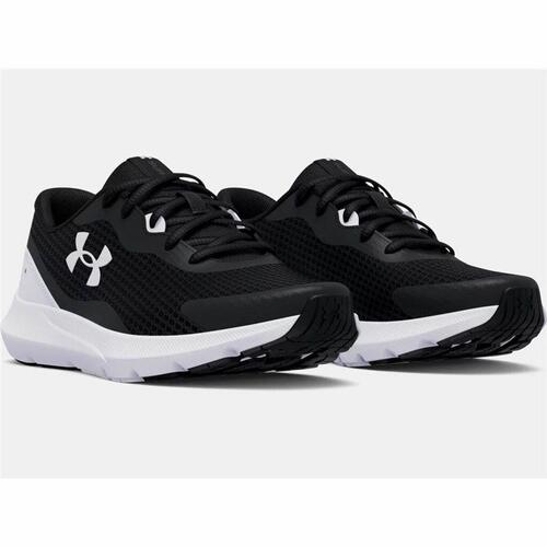 Sportssneakers til damer Under Armour Surge 3 Sort 40.5