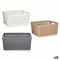 Multibrug kurv Plastik 10 L 36 x 15 x 29 cm (18 enheder)