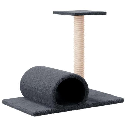 Kradsetræ med tunnel 60x34,5x50 cm mørkegrå