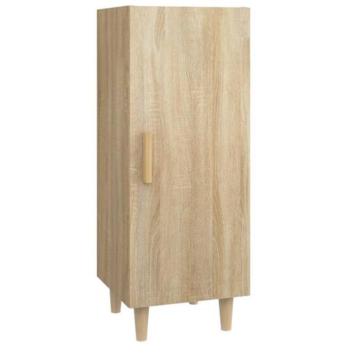 Skænk 34,5x34x90 cm konstrueret træ sonoma-eg