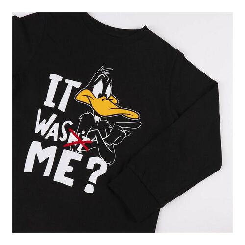 Nattøj Børns Looney Tunes Sort 3 år