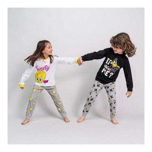 Nattøj Børns Looney Tunes Sort 4 år