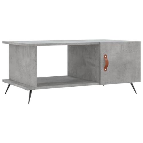 Sofabord 90x50x40 cm konstrueret træ betongrå