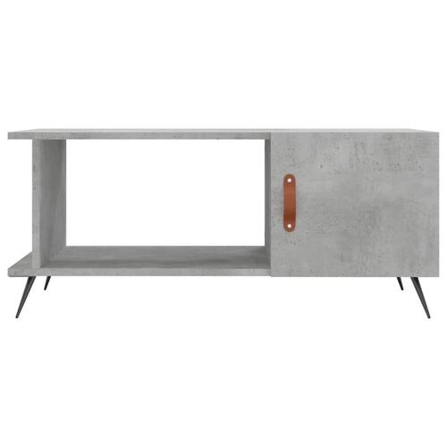Sofabord 90x50x40 cm konstrueret træ betongrå