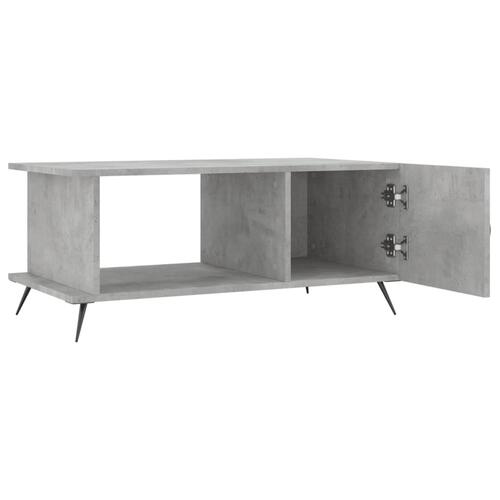 Sofabord 90x50x40 cm konstrueret træ betongrå