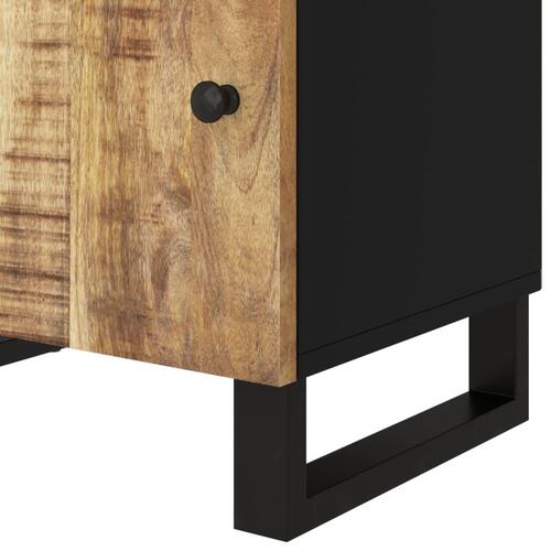 Sengebord 50x33x60 cm massivt mangotræ og konstrueret træ