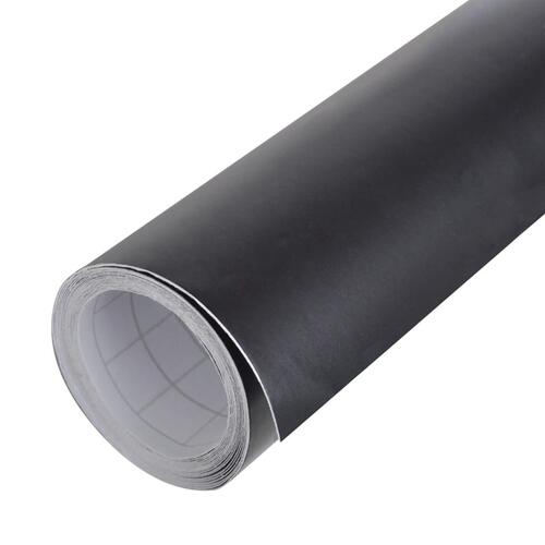 Bilfolier 2 stk. 100x150 cm + 50x150 cm mat sort