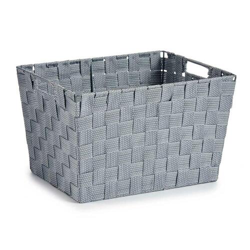 Vasketøjskurv Grå Klæde 10 L 25 x 20,5 x 35 cm (12 enheder)