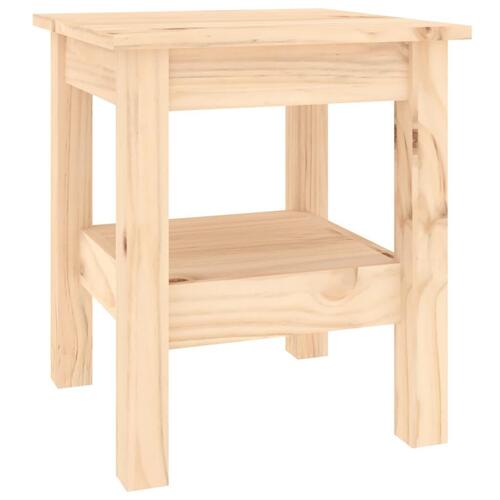 Sofabord 35x35x40 cm massivt fyrretræ