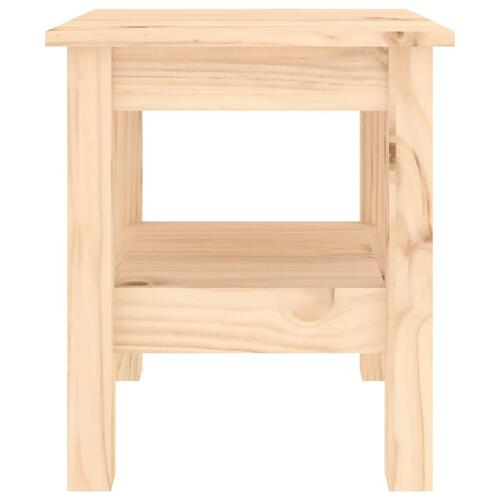 Sofabord 35x35x40 cm massivt fyrretræ
