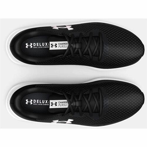 Sportssko til børn Under Armour Charged Pursuit 3 Sort 42