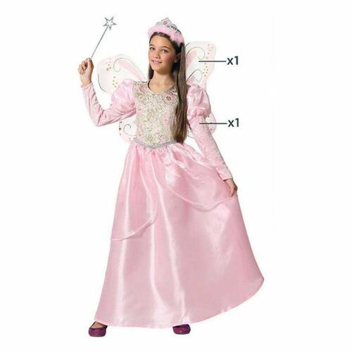 Kostume til børn God fe Pink 10-12 år