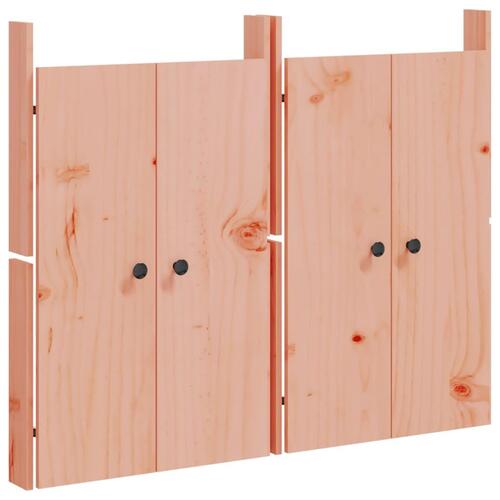 Låge til udendørs køkkenskab 2 stk. 50x9x82 cm douglasgran
